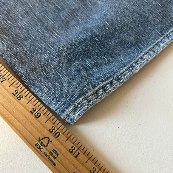 Y2k Lucky Brand Relaxed Bootleg Jeans Mens 36 Medium Wash Western Cowboy Casual - Picture 7 of 12